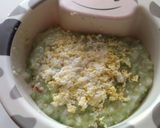 Foto langkah ke 3 dari resep MPASI 9-10 Bulan : Bubur Kacang Merah, Oyong, Brokoli, Telur.