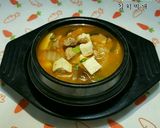 Hình bước làm 7 của món Súp Kim Chi / Canh Kim Chi 김치찌개