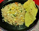 A picture of step 6 of Chinese Egg Fried Rice.
