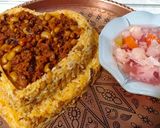 عکس مرحله 2 از دستور دمپخت لوبیا چشم بلبلی با گوشت چرخکرده