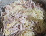 A picture of step 2 of Turkey Spaghetti Casserole.