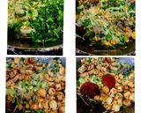 A picture of step 4 of Indo-Chinese Veg Schezwan Paneer Pulao.