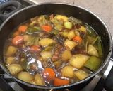 Une image de l'étape 21 de Soupe de légumes au lard et jus d'agneau.
