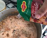 Foto del paso 5 de la receta: Salsa roja de champiñones con carne