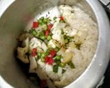 A picture of step 7 of Subji Miloni/Miloni Tarkari.