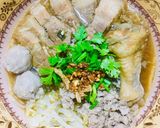 รูปขั้นตอนการทำที่ 3 ของ ก๋วยเตี๋ยวเส้นแก้วหมูไก่ตุ๋น คีโต