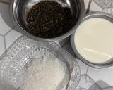 Foto langkah ke 1 dari resep Roasted Jasmine Milk Tea.