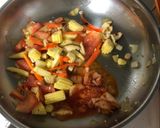 泡菜蔬菜炒粄條的食譜步驟3照片