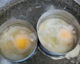 Veggie fritters and poached egg in a bun recipe step 4 photo