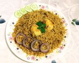 A picture of step 14 of Egg Biryani.