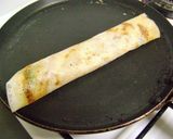 A picture of step 3 of Cheese Dosa Snack.