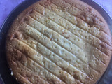 Torta rellena crema pastelera y melocotón 🍑