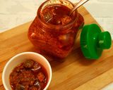 A picture of step 7 of Punjabi mango pickle.
