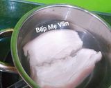 Hình bước làm 1 của món Phở Cuốn Thịt Heo