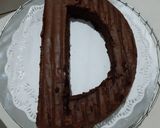 Foto langkah ke 8 dari resep Spong Cake Coklat (letter cake).