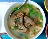 Hình bước làm 2 của món Bồ câu hầm Sen