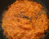 A picture of step 3 of Paneer Lababdar.