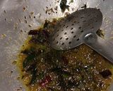 A picture of step 2 of Moms style Kadhi.