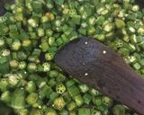 A picture of step 2 of Lemon Masala Crispy Bhindi.