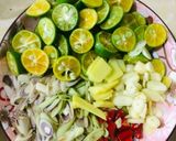 Hình bước làm 4 của món Chân gà ngâm xả tắc