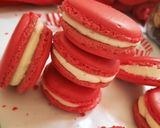 A picture of step 30 of Christmas French Macarons with Lemon Buttercream Frosting.