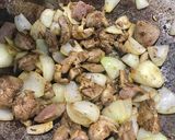 รูปขั้นตอนการทำที่ 1 ของ ผัดพริกหยวกเครื่องในไก่