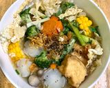 Hình bước làm 3 của món Hủ tíu chay