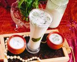 A picture of step 13 of Pudina masala chaas (mint masala buttermilk).