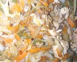 A picture of step 4 of Chicken veggi stuffing💕چکن ویجی اسٹفنگ💕.