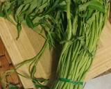 Pad boong (thai / chinese stir fry vegetables) recipe step 1 photo