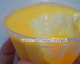 Foto langkah ke 4 dari resep Pudding Sutra Jeruk.