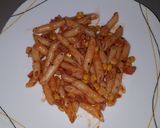 Paradicsomos sonkás penne recept fázis 4 fotója