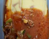 A picture of step 10 of My Crisp Lasagne with soft Mozzarella Cheese on top. 😀.