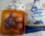 Foto langkah ke 1 dari resep Brownies shiny n crust 3 butir telur dapat 2loyang.