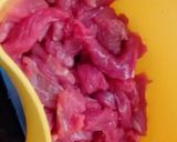A picture of step 4 of Garau garau&Steak stir fry.
