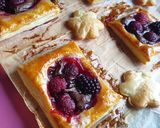 Une image de l'étape 5 de Feuilletés gourmands aux fruits rouges et chocolat 😋.