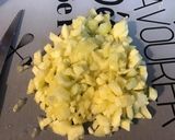 Une image de l'étape 3 de Farce / sauce aux courgettes, poivrons, feta et jambon cru.