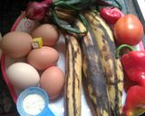 A picture of step 1 of Plantain Scotch egg.