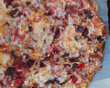 Magyaros házi pizza, ahogy a férjem szereti recept fázis 6 fotója