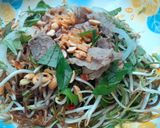 Hình bước làm 3 của món Gỏi gân bò rau muống