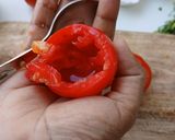 A picture of step 2 of Mediterranean Style Stuffed Tomatoes.