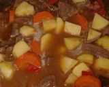A picture of step 4 of Beef Stew with Potatoes and Carrots.