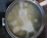 Foto langkah ke 2 dari resep Bubur Singkong Thailand.