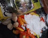 Foto langkah ke 1 dari resep Sayur Santan Labu Siam Kacang Panjang.