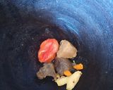 A picture of step 1 of Liver yam balls with Maltshake.