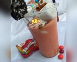 A picture of step 4 of Watermelon marshmallow sourbet.