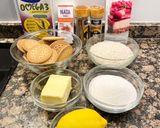 A picture of step 1 of Rice Pudding Cake.