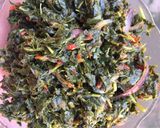 A picture of step 7 of Spinach salad.