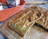 Foto del paso 8 de la receta: Empanada de espinacas y salmón o Coca Tapada de Verdura