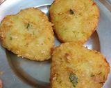 A picture of step 9 of Lentils Stuffed Crispy Poha Cutlets.